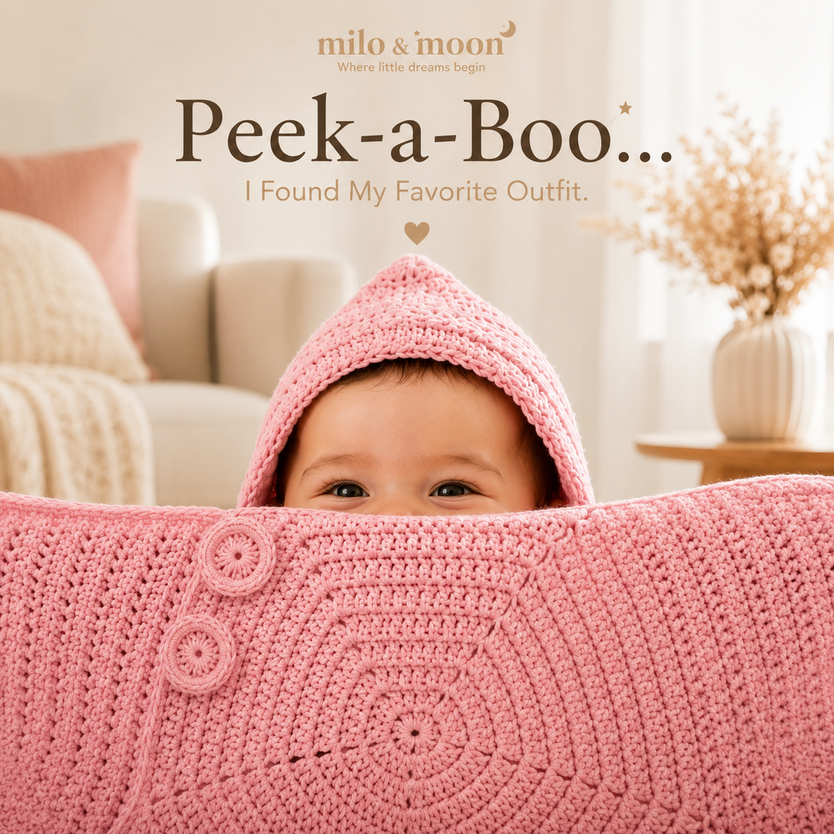 Milo & Moon™ Baby Star Cocoon