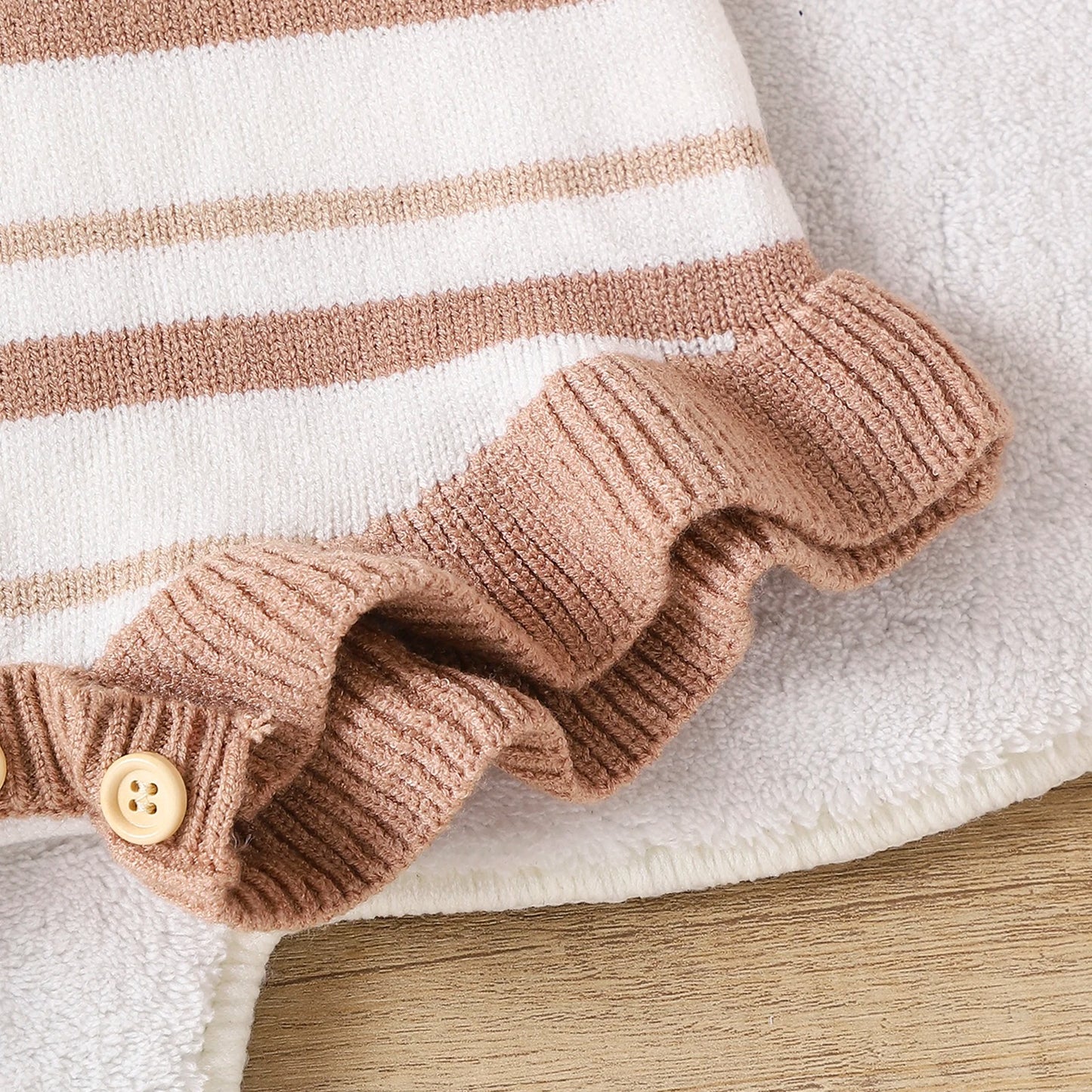 Milo’s Cozy Stripes Romper