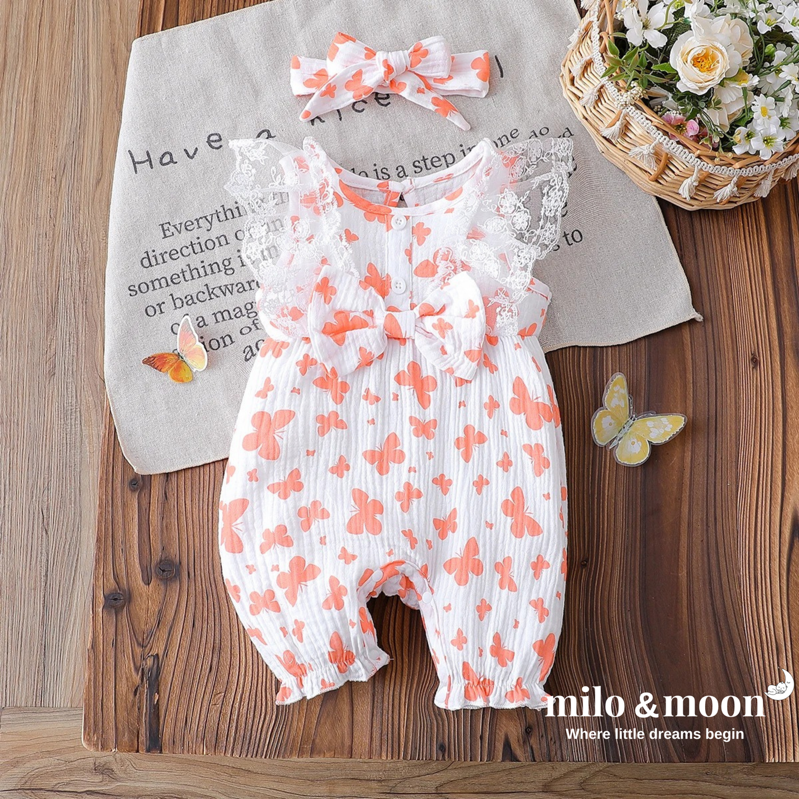 Butterfly Whispers Romper