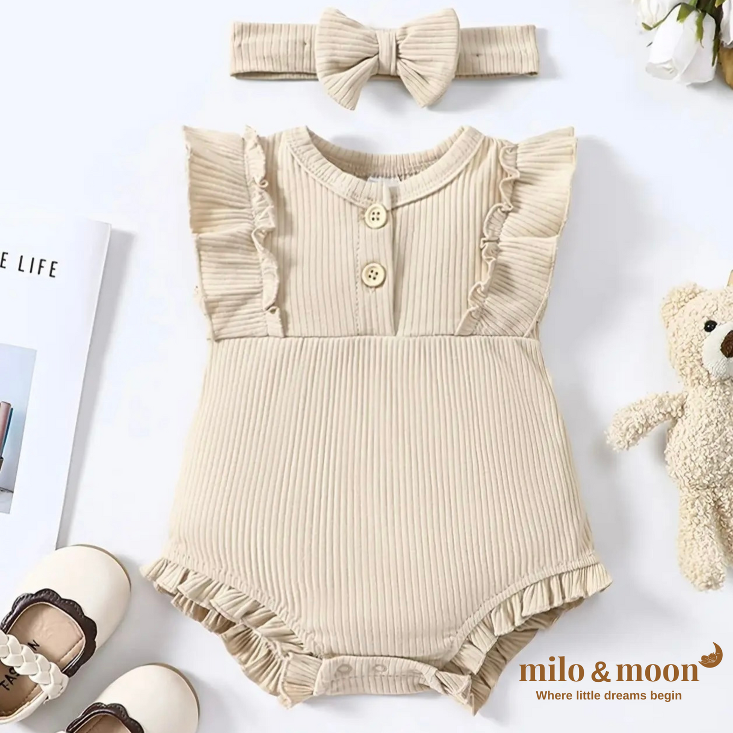 Luxe Petal Romper