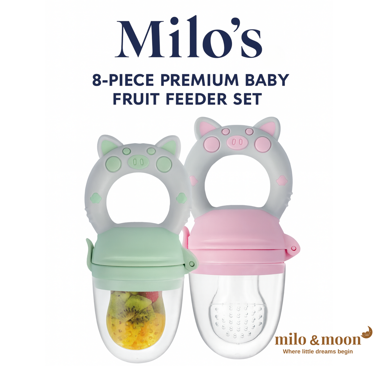 Milo’s 8-Piece Baby Feeder Set
