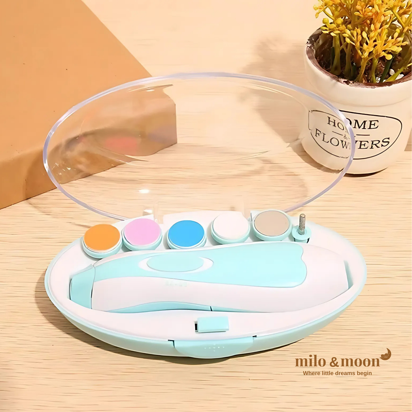 Milo’s Gentle Electric Baby Nail Trimmer & Grinder Kit