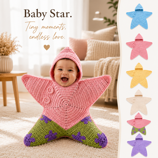 Milo & Moon™ Baby Star Cocoon